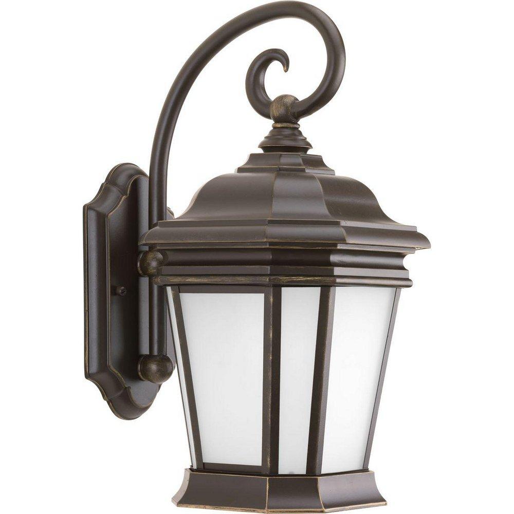 Progress Lighting Crawford 100W 1-Light Medium E-26 Incandescent Outdoor Wall Sconce in Oil Rubbed Bronze