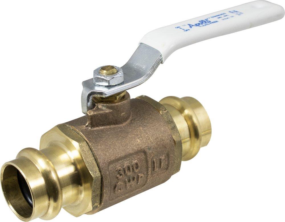 Apollo Valves 77WLF-A Series 2 in. Bronze Full Port Press 200# Ball Valve
