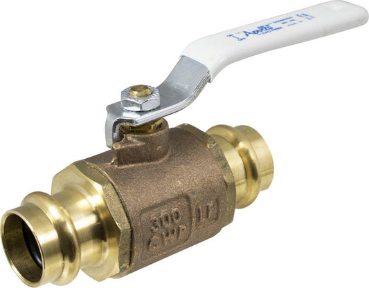 Apollo Valves 77WLF-A Series 2 in. Bronze Full Port Press Ball Valve