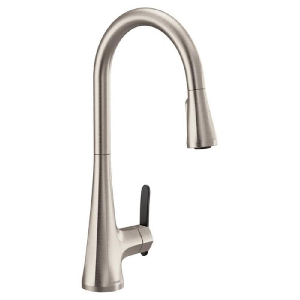 Moen Sinema™ Single Handle Pull Down Kitchen Faucet in Spot Resist™ Stainless