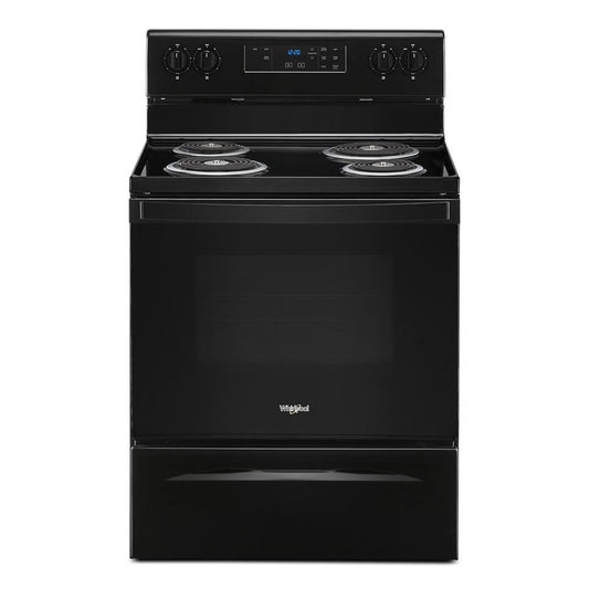 29-7/8 in. Electric 4-Burner Coil Freestanding Range in Black