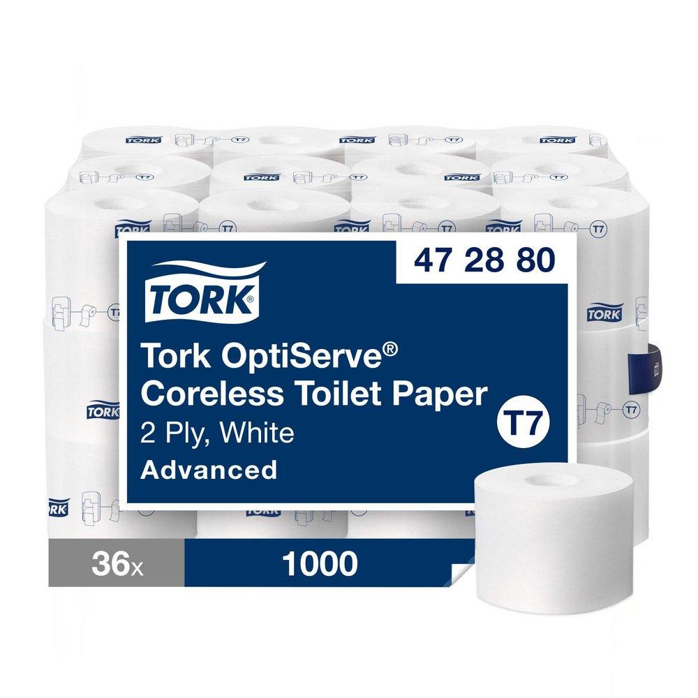 Tork Advanced Coreless Coreless High Capacity Bath Tissue Roll (Case of 36)