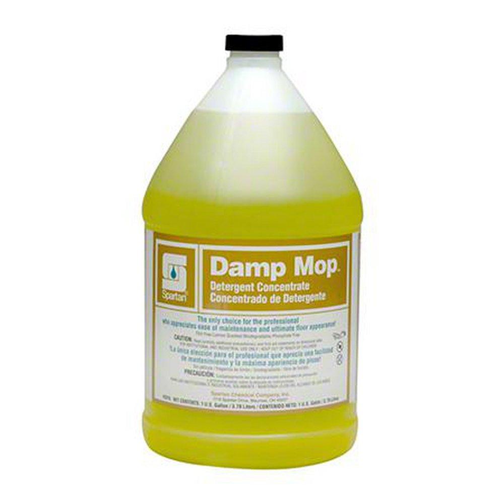 Spartan Chemical Damp Mop 1 gal No-Rinse Floor Cleaner Concentrate in Yellow (4 Per Case)