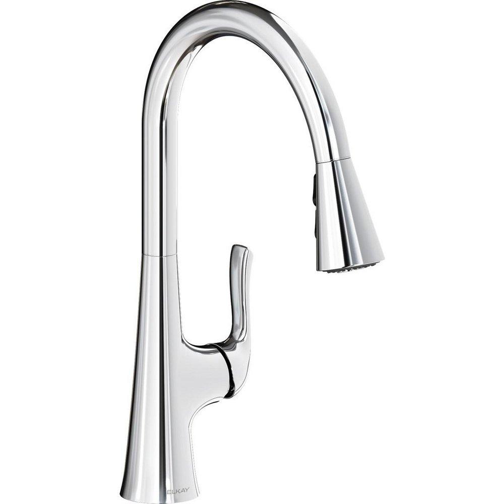 Elkay Harmony Single Handle Pull Down Kitchen Faucet in Chrome