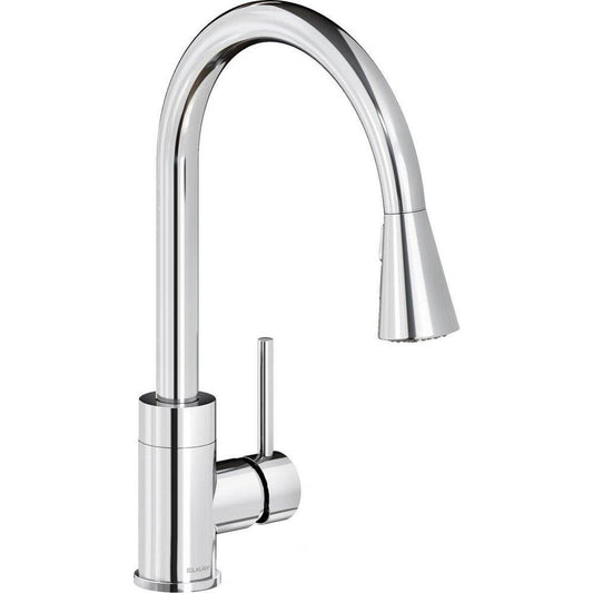 Elkay Avado Single Handle Pull Down Kitchen Faucet in Chrome