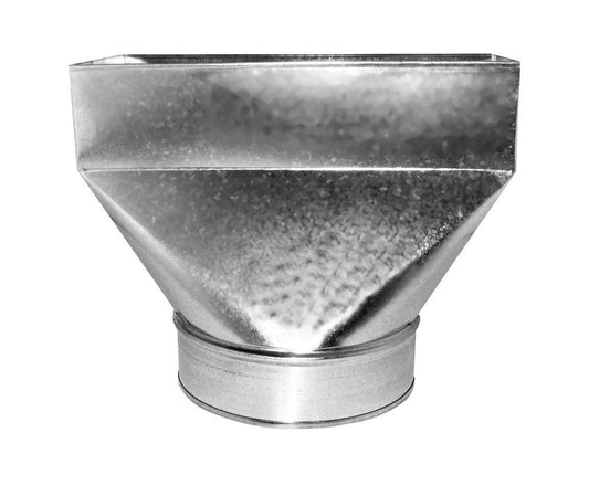 12 x 4 x 6 in. Straight Boot Steel 30 ga