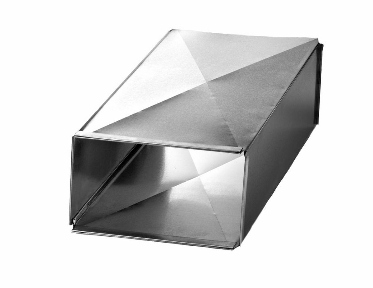 12 in. x 12 in. x 60 in. Beaded Trunk Duct Pipe