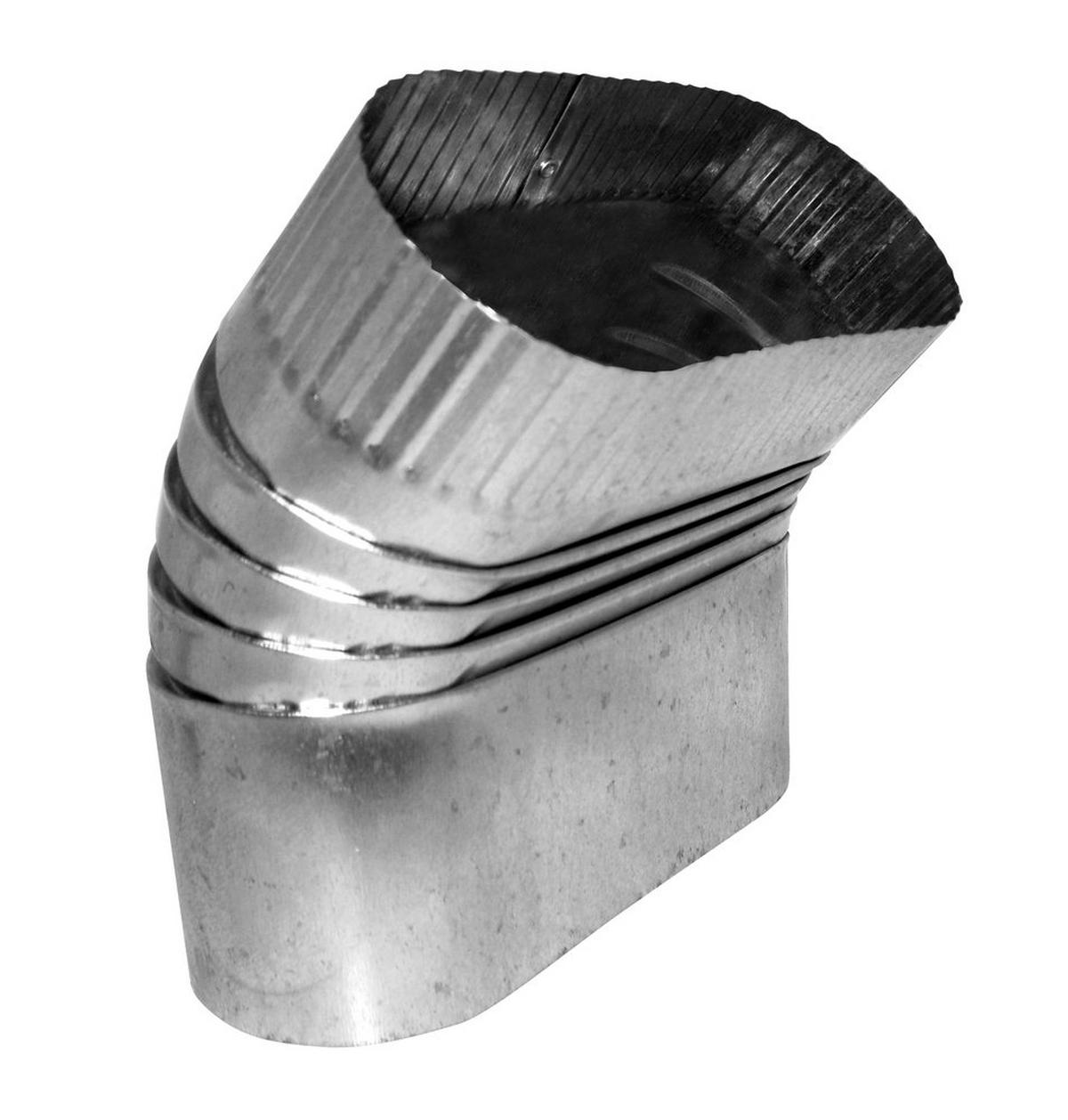 7 in. Shortway Vertical Oval 45° Duct Elbow