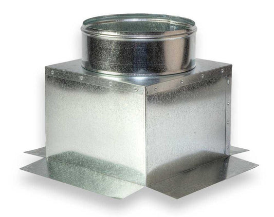 6 x 6 in. Duct Square-To-Round Ceiling Box