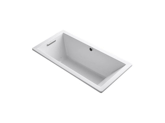 KOHLER Underscore® 66 x 32 in. Air Bath Drop-in/Undermount Bathtub Reversible Drain in White