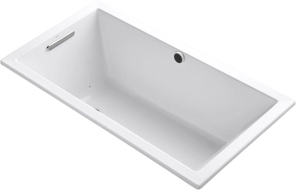 KOHLER Underscore® 60 x 32 in. Air Bath Drop-In Bathtub with Reversible Drain in White