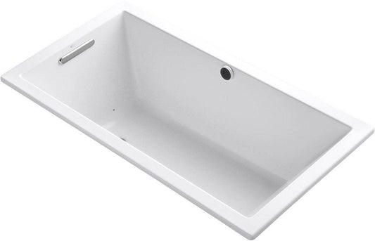 KOHLER Underscore® 60 x 32 in. Air Bath Drop-In Bathtub with Reversible Drain in White