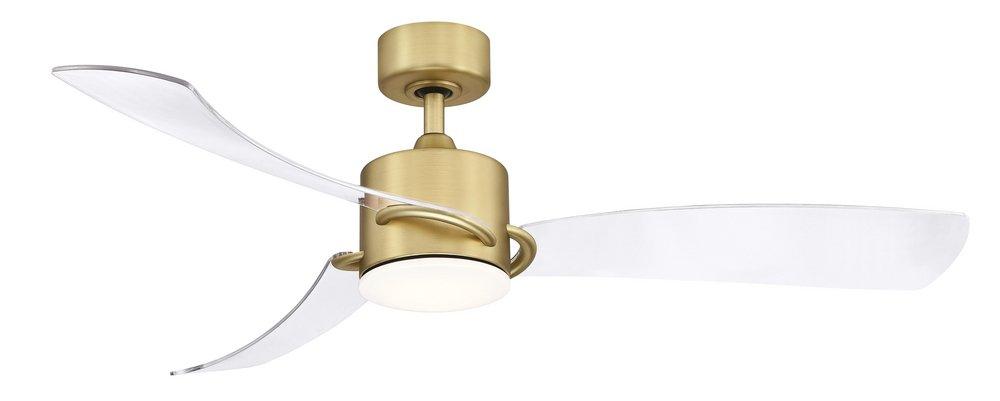 Fanimation SculptAire™ 52 in. 3-Blade Indoor Ceiling Fan in Brushed Satin Brass