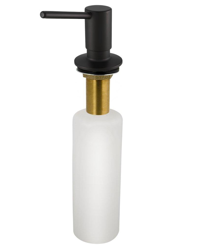 Soap and Lotion Dispenser in Matte Black