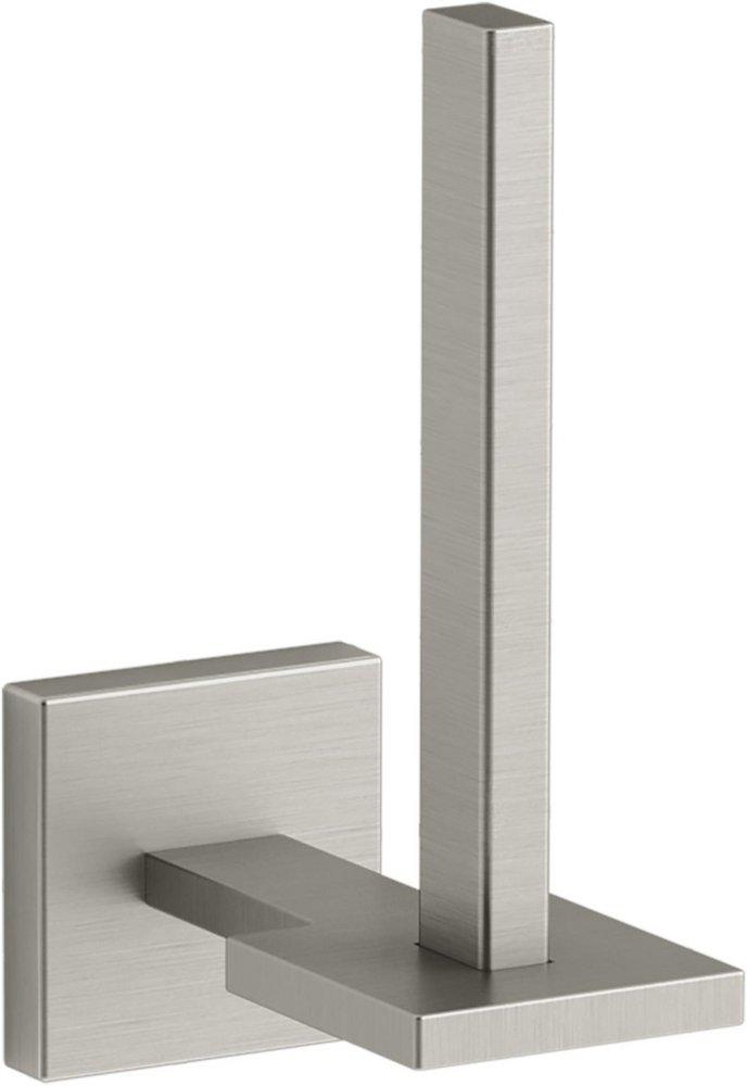 KOHLER Square Wall Toilet Tissue Holder in Vibrant® Brushed Nickel