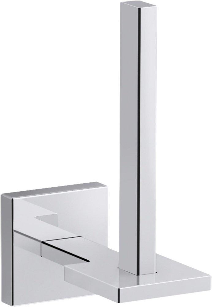KOHLER Square Wall Toilet Tissue Holder in Polished Chrome