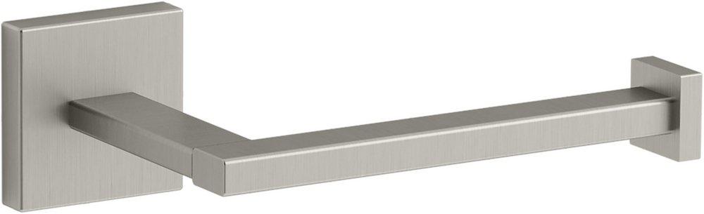 KOHLER Square Wall Toilet Tissue Holder in Vibrant® Brushed Nickel