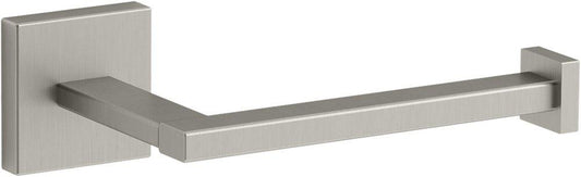 KOHLER Square Wall Toilet Tissue Holder in Vibrant® Brushed Nickel
