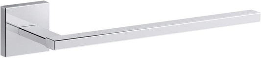 KOHLER Square 10 in. Towel Bar in Polished Chrome