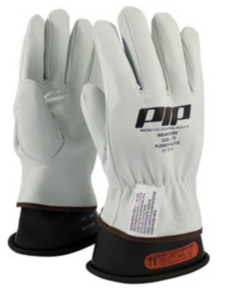 Size 9 Goatskin Leather Gloves In Natural