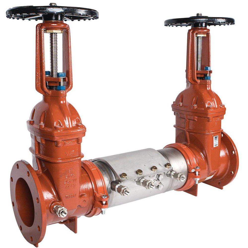 Ames Fire & Waterworks Deringer 20/20G 8 in. Stainless Steel Flanged Backflow Preventer