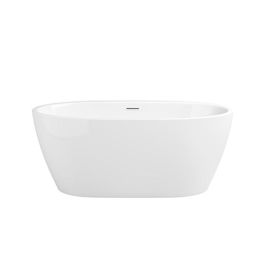 PROFLO® Cornwall 59 x 31-1/2 in. Freestanding Bathtub with Center Drain in White