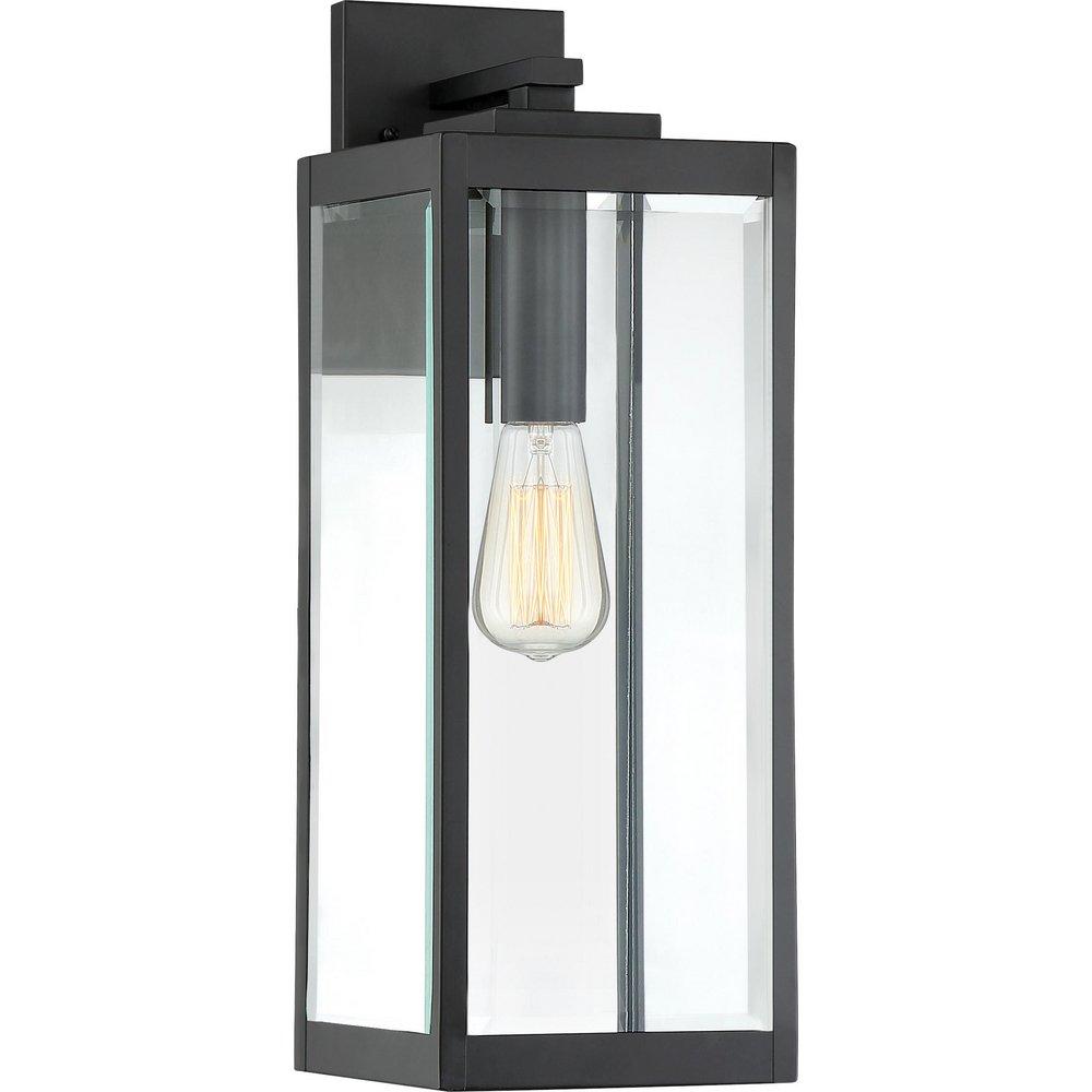 Quoizel Westover 150W 1-Light 20 in. Outdoor Wall Sconce in Earth Black