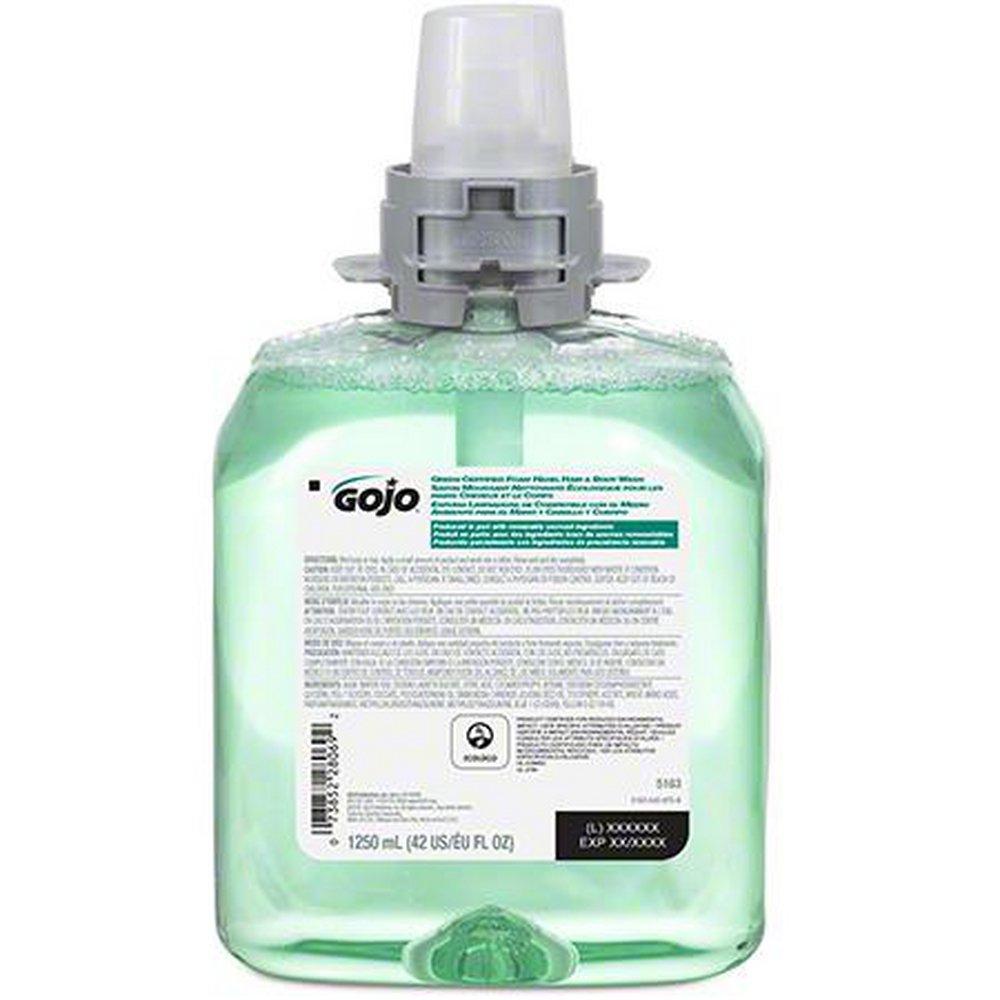 GOJO FMX-12™ 1250 ml Green Certified Foam Hand, Hair & Body Wash (Case of 4)