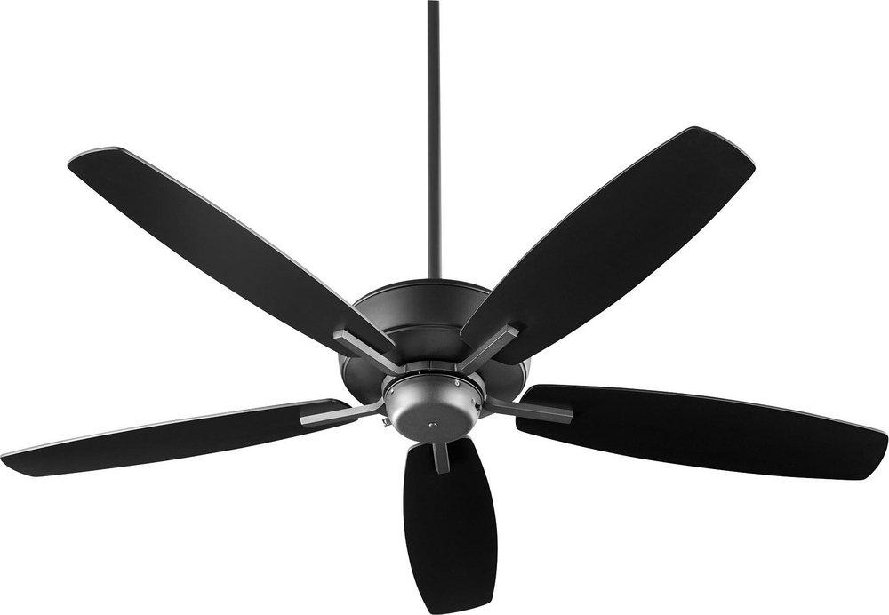 Quorum International Breeze 66W 5-Blade Ceiling Fan in Noir