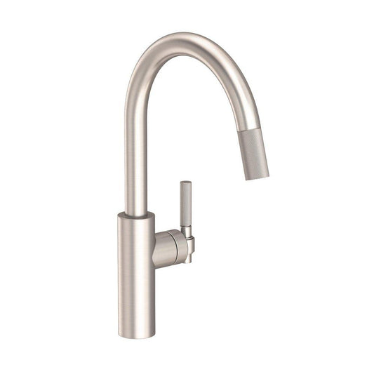 Newport Brass Muncy Single Handle Pull Down Kitchen Faucet in Satin Nickel - PVD