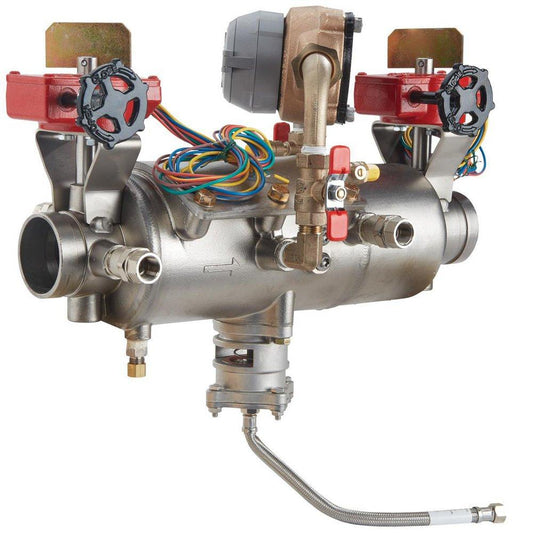 Ames Fire & Waterworks Deringer™ 50 2-1/2 in 304 Stainless Steel Grooved Reduced Pressure Detector Assembly with Shutoff Valves