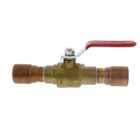 1 in. Brass Full Port Solvent Weld 100# Ball Valve