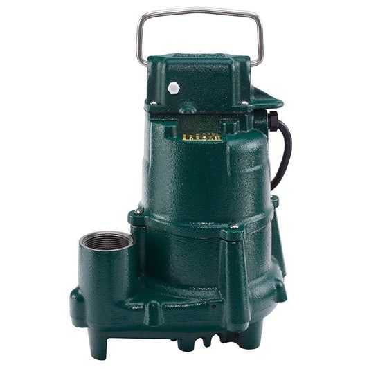 Zoeller Pump Co Flow-Mate 1/2 HP 115V Non-Automatic Cast Iron Submersible Sump Pump (N98)