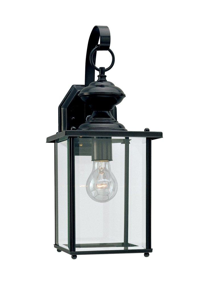 Visual Comfort & Co. Generation Lighting Jamestowne 7 in. 100 W 1-Light Medium Lantern in Black