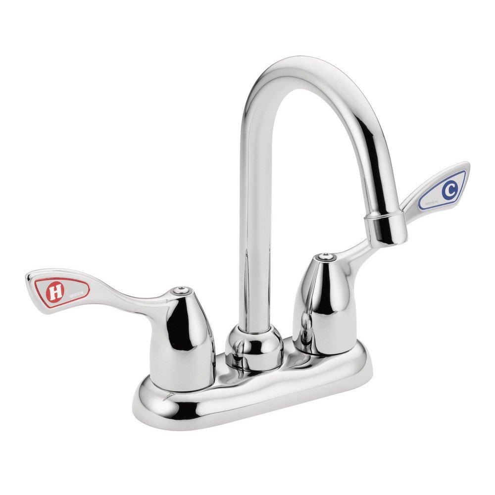 Moen M-BITION Two Handle Centerset Bar Faucet in Chrome