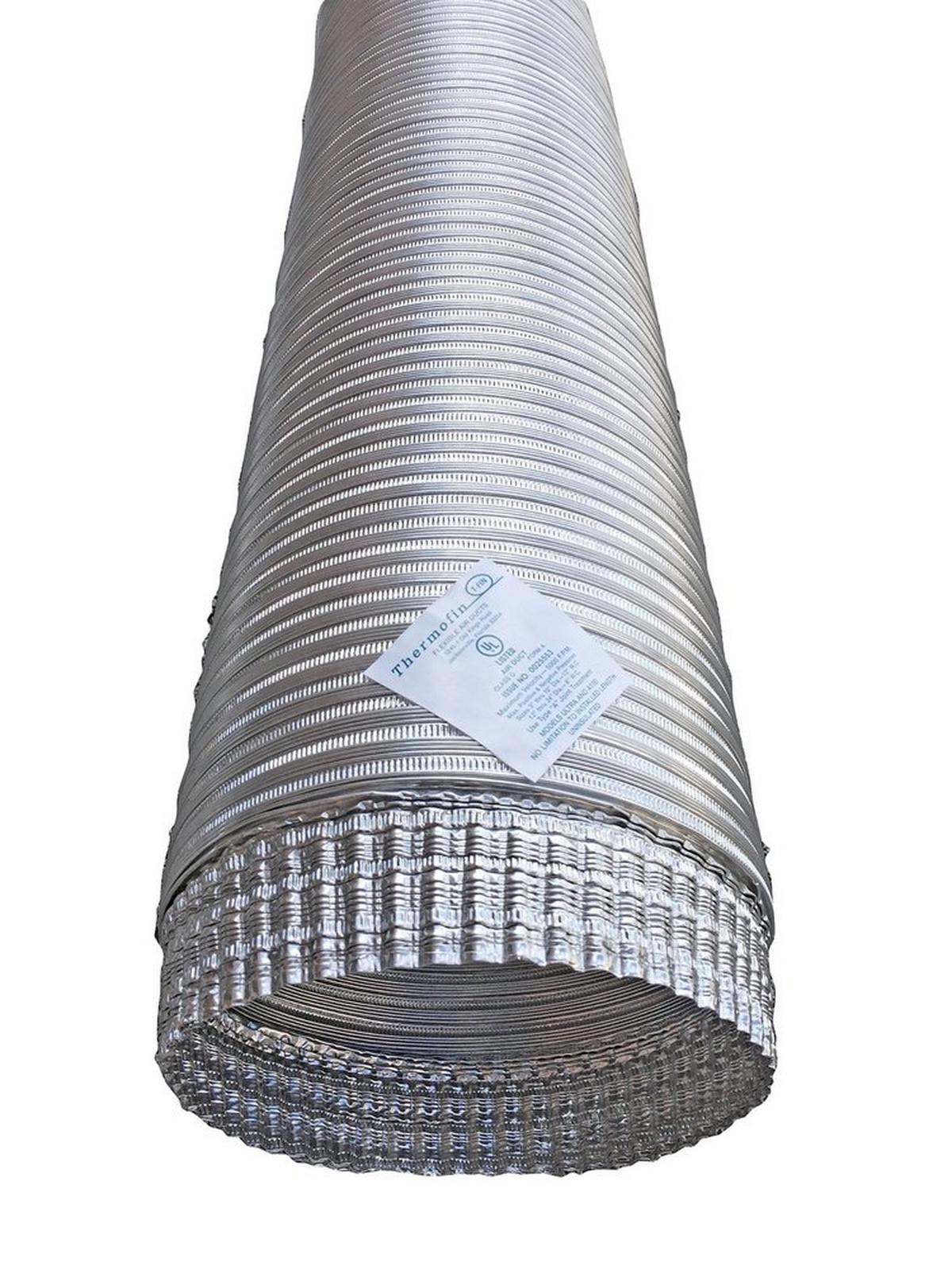 Builder's Best Stretch-Fit™ 6 in. x 8 ft. Silver Uninsulated Flexible Air Duct