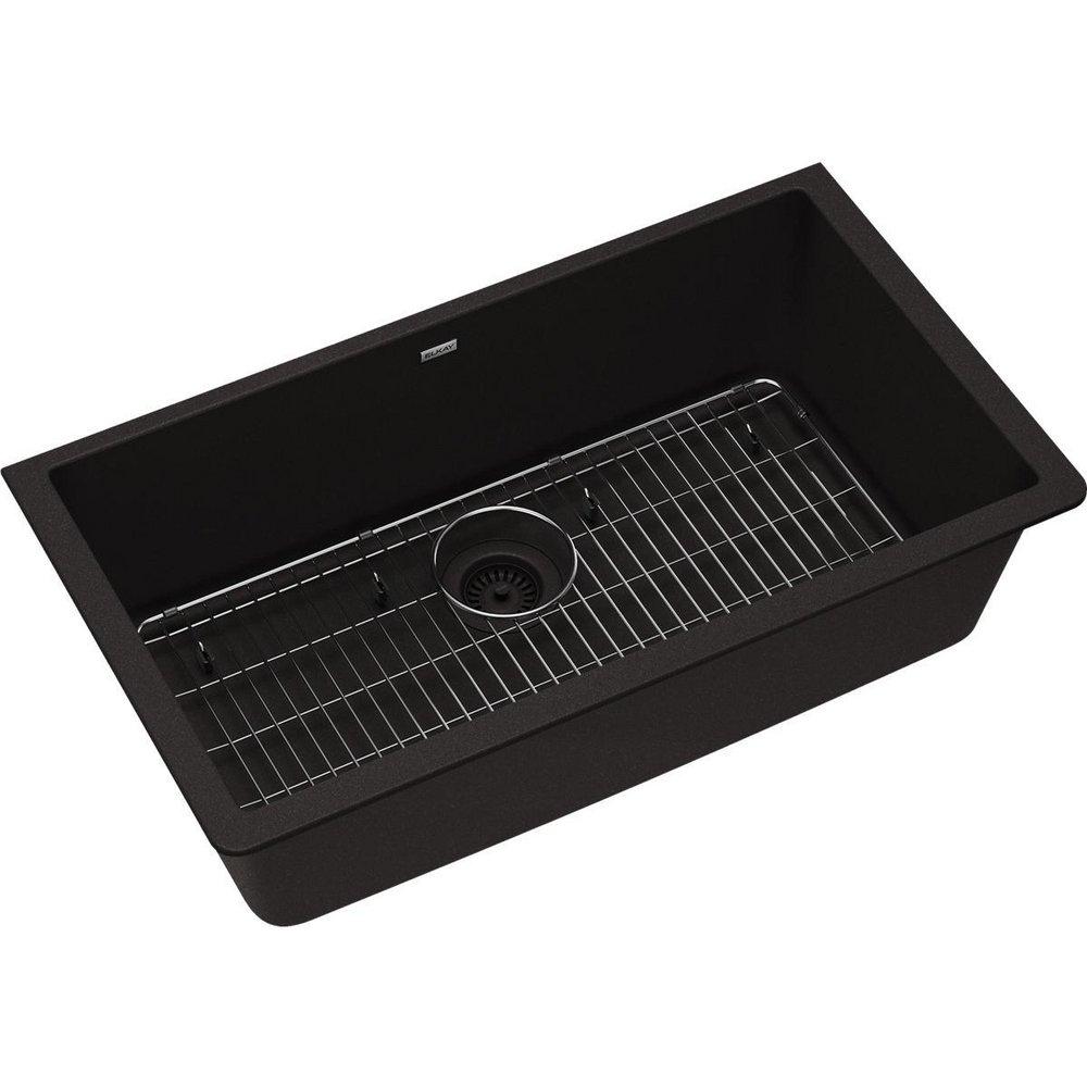 Elkay Classic® 33 in. Undermount Composite Single Bowl Kitchen Sink in Black