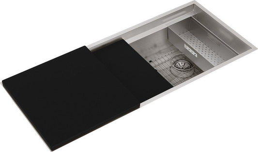 Elkay Circuit Chef® 45-1/2 in. Undermount Stainless Steel Single Bowl Kitchen Sink in Lustrous Satin