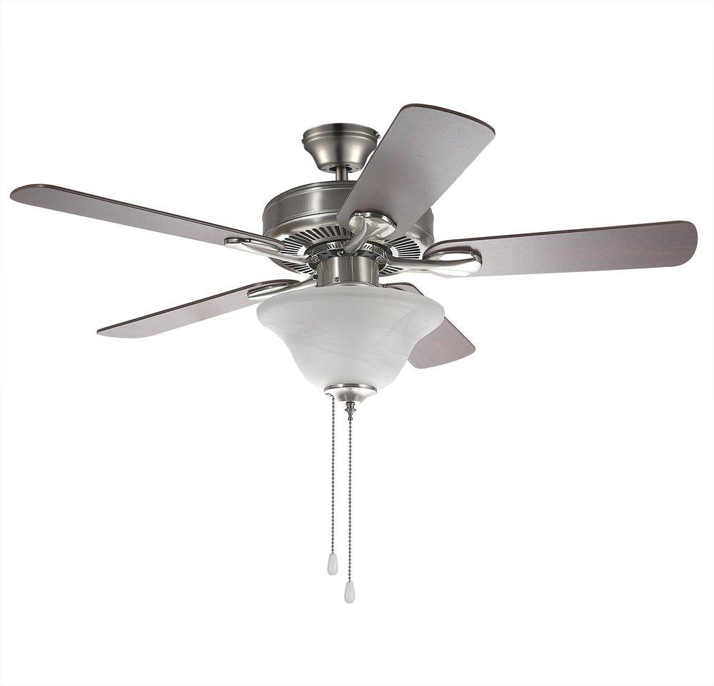 52 in. 5-Blade Indoor Ceiling Fan in Brushed Nickel