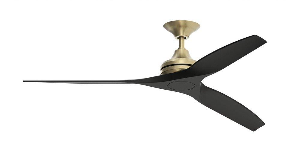 Fanimation Spitfire™ Custom 60 60 in. 3-Blade Indoor or Outdoor Ceiling Fan in Black