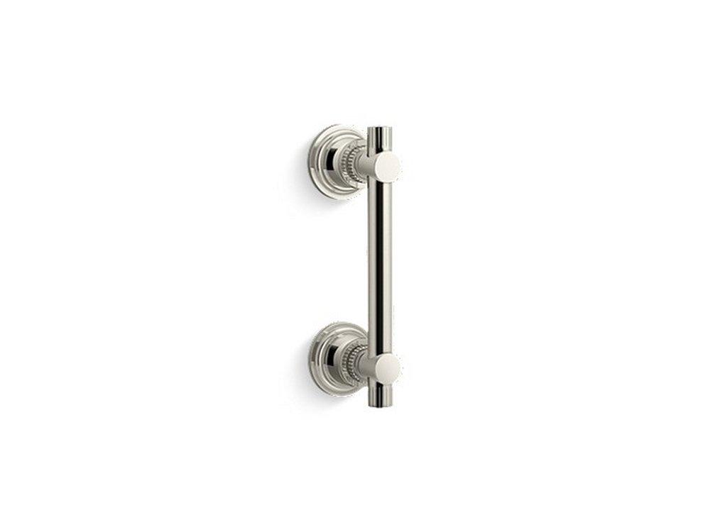 8-7/16 x 2-15/16 in. Shower Door Handle in Polished Nickel