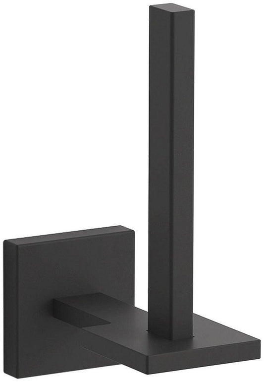 KOHLER Square Vertical and Wall Toilet Tissue Holder in Matte Black