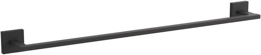 KOHLER Square 24 in. Towel Bar in Matte Black
