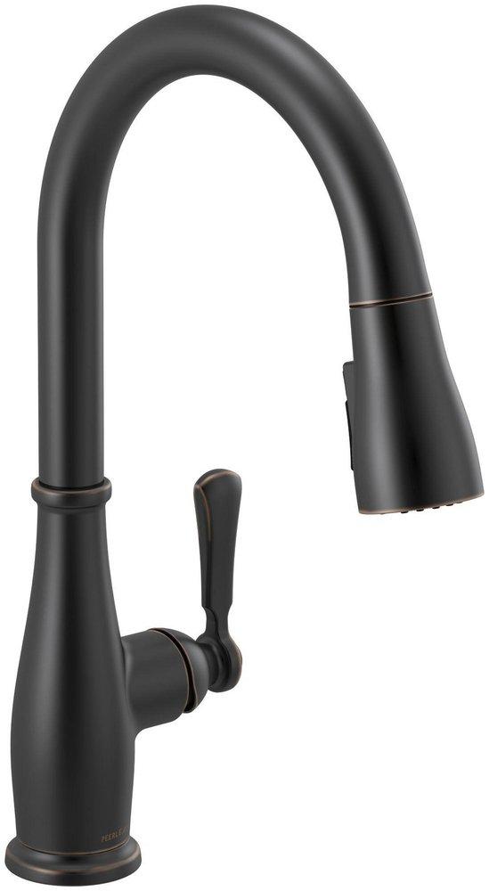 Peerless® Elmhurst™ Single Handle Pull Down Kitchen Faucet in Oil Rubbed Bronze