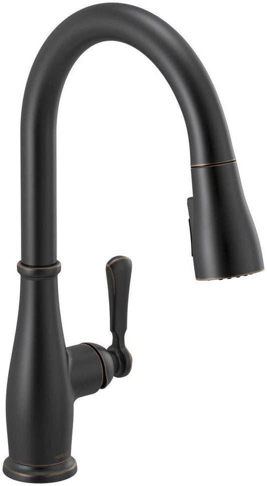 Peerless® Elmhurst™ Single Handle Pull Down Kitchen Faucet in Oil Rubbed Bronze