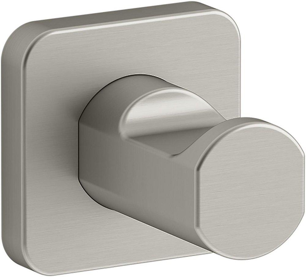 KOHLER Parallel™ 1-Hook Robe Hook in Vibrant® Brushed Nickel