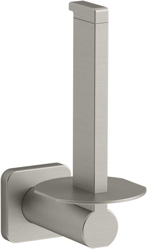 KOHLER Parallel™ Wall Mount Toilet Tissue Holder in Vibrant® Brushed Nickel