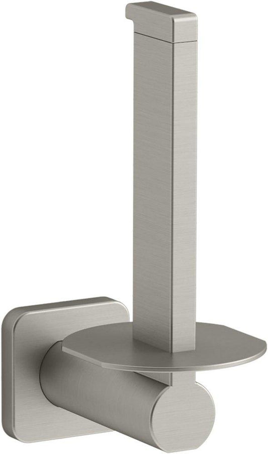KOHLER Parallel™ Wall Mount Toilet Tissue Holder in Vibrant® Brushed Nickel