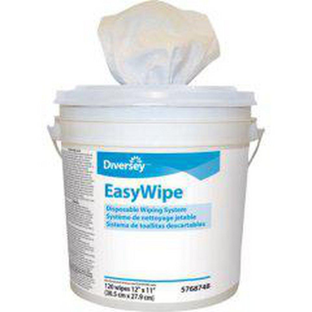 Diversey EasyWipe Polypropylene Disposable Wipes in White