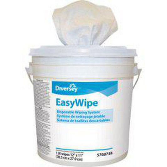 Diversey EasyWipe Polypropylene Disposable Wipes in White